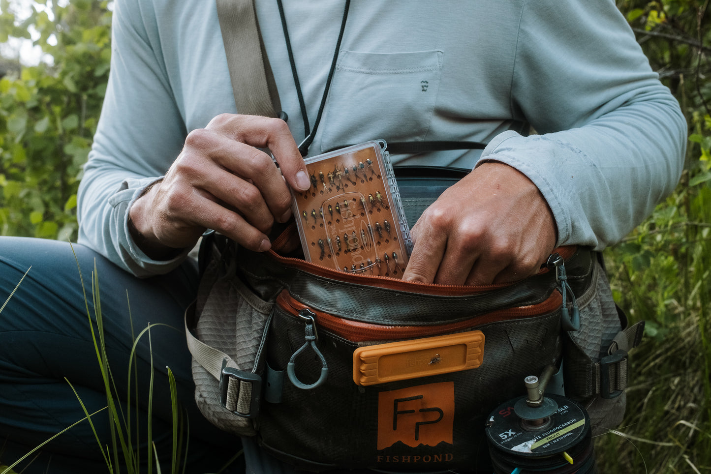 Tacky Daypack Fly Box - Burnt Orange