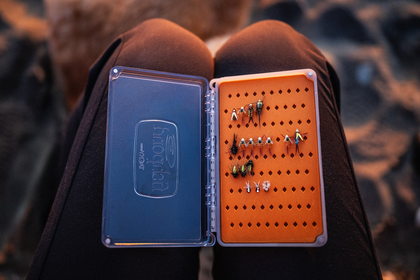 Tacky Daypack Fly Box - Burnt Orange