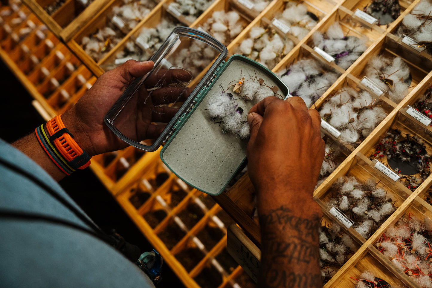 Tacky Pescador Fly Box - Medium - Clear - Dynamic Foam