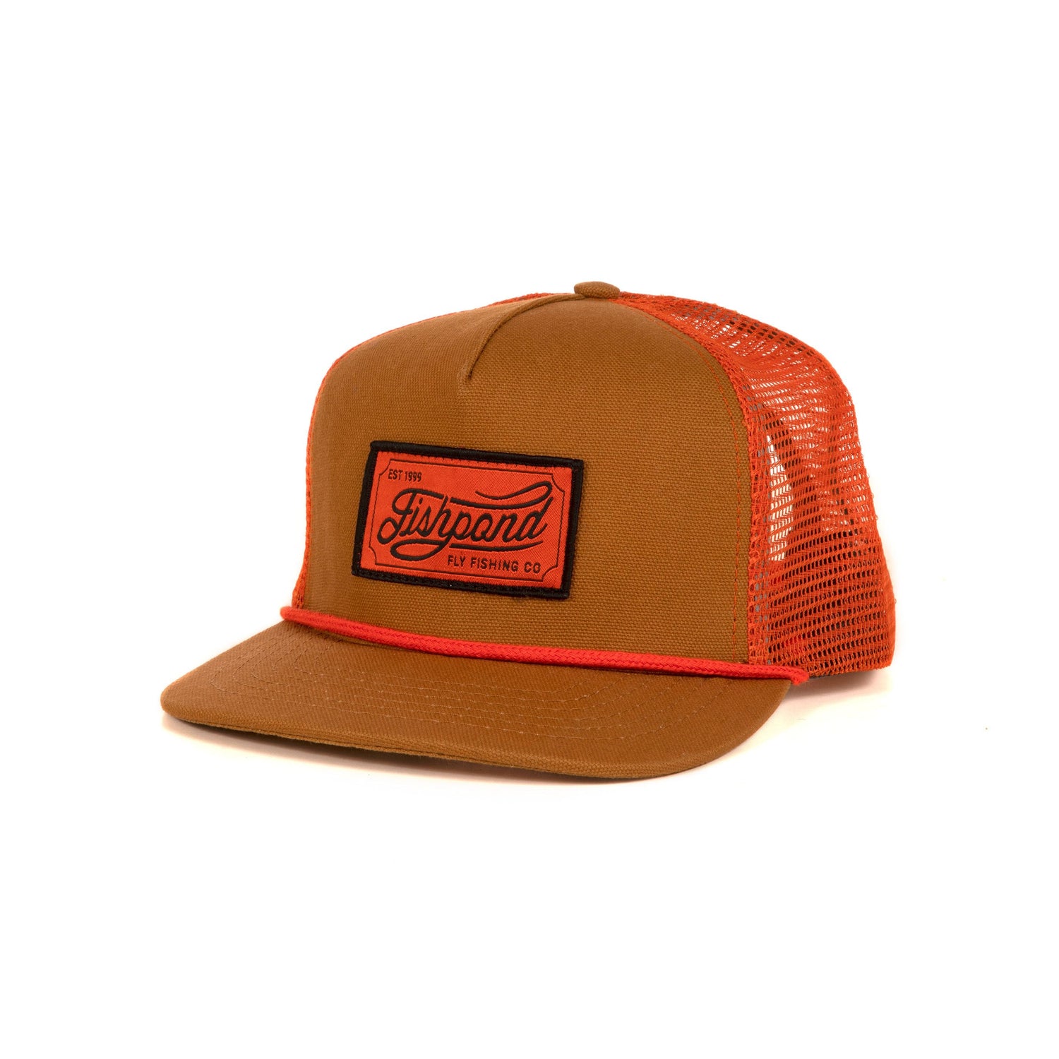 Heritage Trucker Hat - Sandbar/Orange