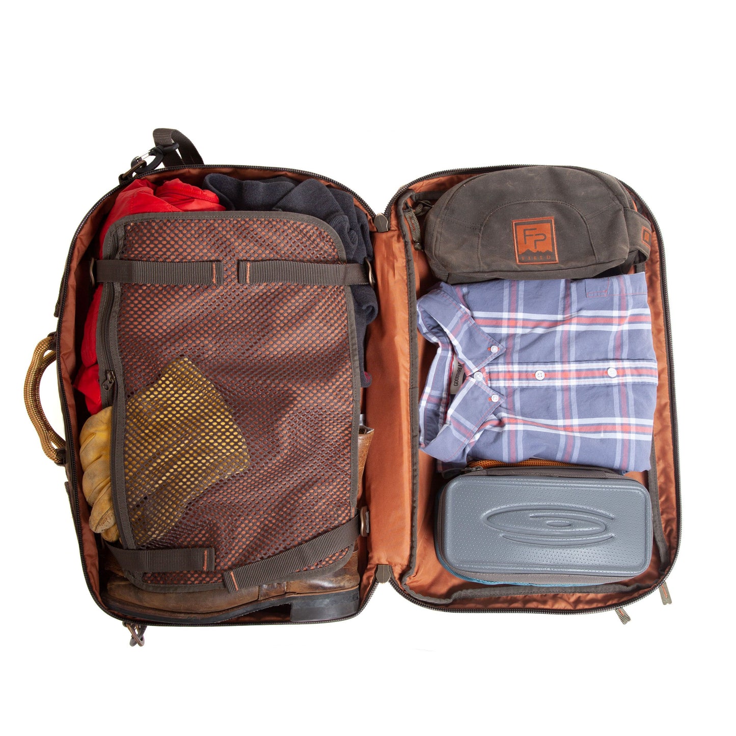 Peat Moss | Peat Moss Half Moon Weekender BagOpen